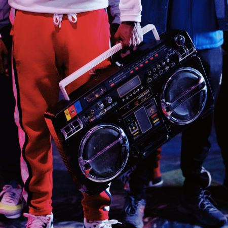 Retro Hip Hop playlist artwork